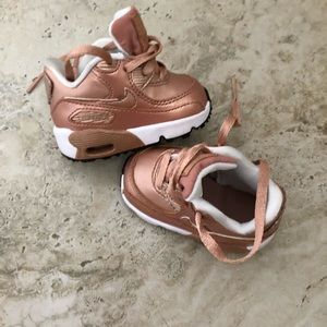 Rose Gold Nike size 1 infant!!!!